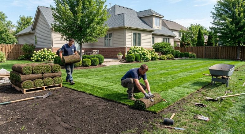 Bentgrass Sod Installation in Aiken, SC