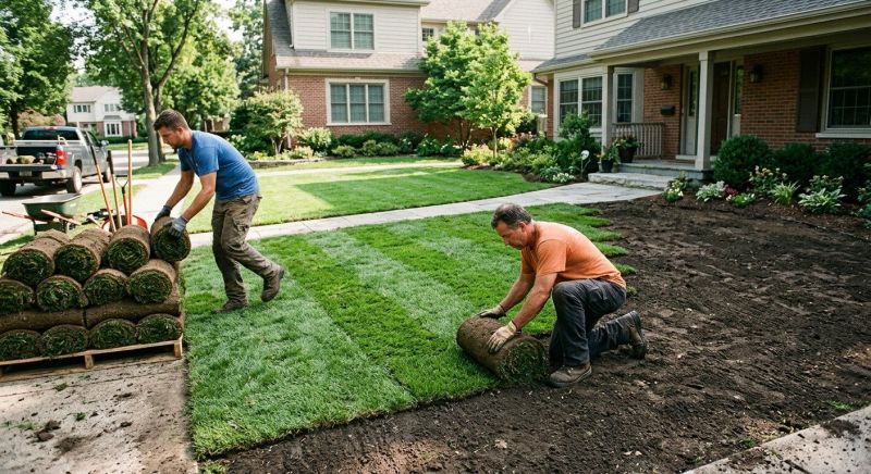 Yard Sodding in Aiken, SC